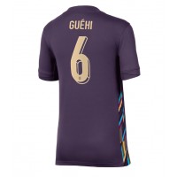 Camisa de Futebol Inglaterra Marc Guehi #6 Equipamento Secundário Mulheres Europeu 2024 Manga Curta